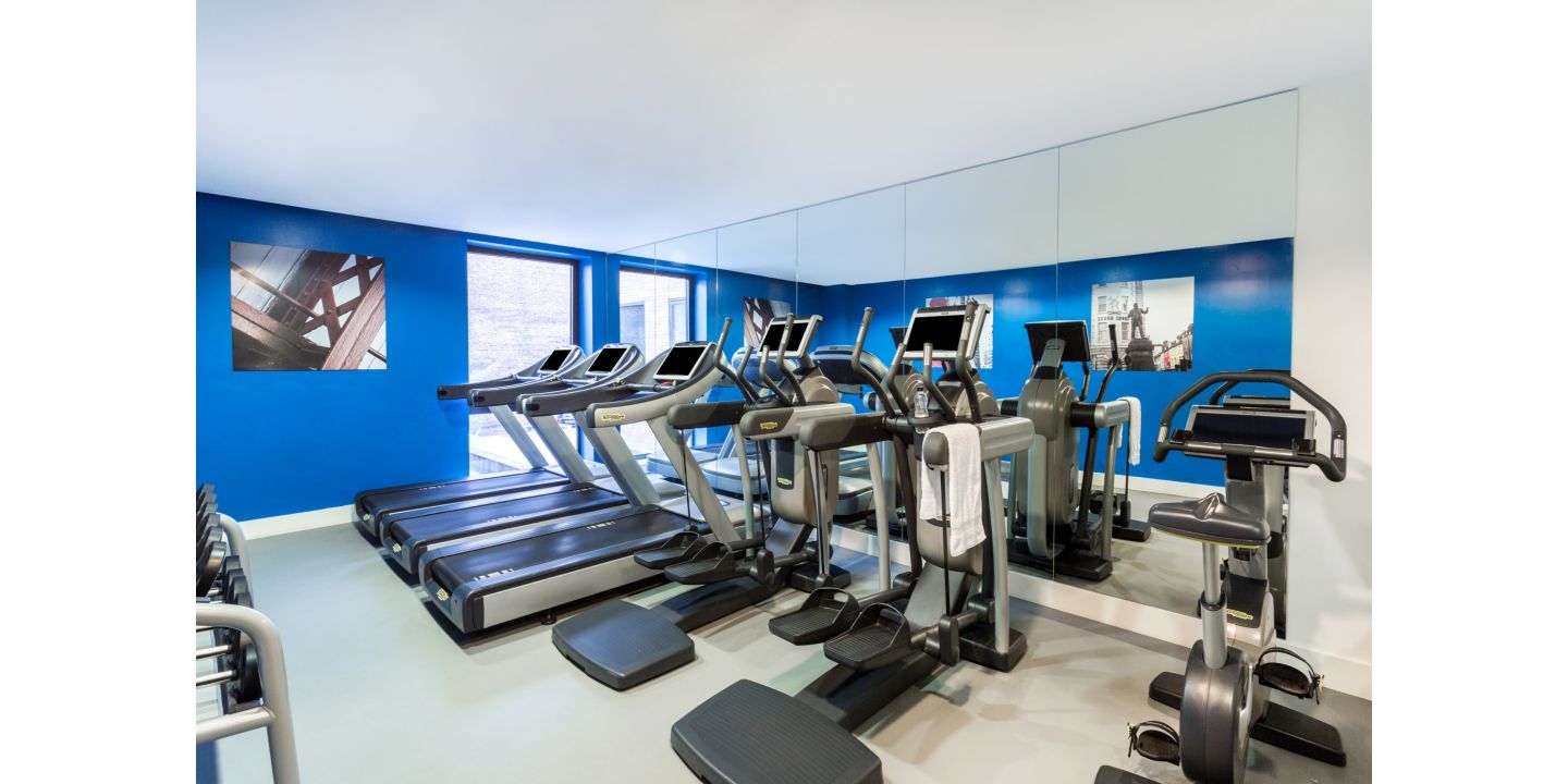 At Hotel Indigo Newcastle we have a small on site fitness suite, with modern Technogym treadmills, cross trainers, upright bikes, a mixture of dumbbells and a multi-weights platform. Everything you need to keep fit away from home.
